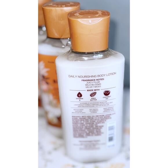 Bath & Body Works Fall in Bloom 8 oz Daily Nourishing Body Lotion x3 - Picture 4 of 4